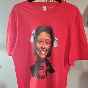 Red Graphic T-Shirt From The "X Movie"